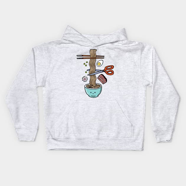 Ramen Kids Hoodie by kataszep